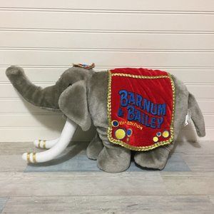 Barnum & Bailey Circus Elephant Plush 134th Edition 20" Stuffed Animal Toy